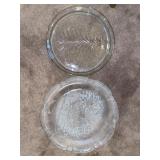 (2) Christmas Serving Platters