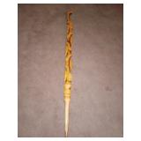 Tribal Design Hand Carve Multi Color Cane 37 in