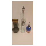 Vase, Embellished Jar, Bohemia Crystal Bell