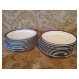 (20) Sutherland England China Dessert Plates