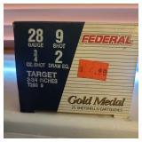 Federal 28 Gauge 9 Shot Ammo