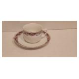 (5) Cups & Saucers, 2 Additional Tea Cups