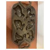 Castiron Animal Muffin Pan