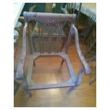 Vintage Chair Frame Only 43in