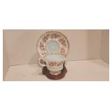 Tea Cup and Saucer with Display Stand