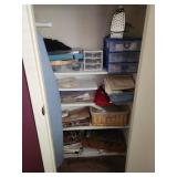 Contents of Sewing Closet