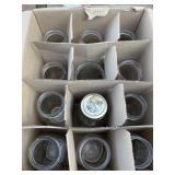(12) quart size canning jars