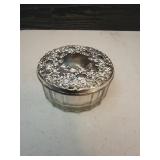 Silver Plated Poweder Box