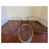 Marinex Glass Casserole/Anchor Roaster/Glasbake