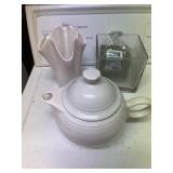 Teapot, Vase, Glass Sq Container