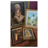 (4) Framed Art Pieces