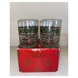 (4) Royal Limited Holly Holiday 12 Oz Double Old