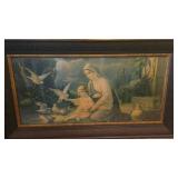 Giovanni Madonna With Doves 20x35 in Exquisite