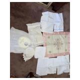 Baby Blanket, Pillow Cases, Dress and Bib