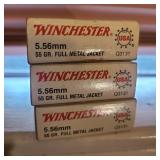(3) Boxes Winchester Ammo