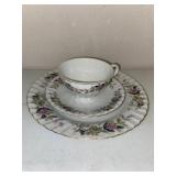 3 Pcs. Regency Rose Creative Fine China of Japan
