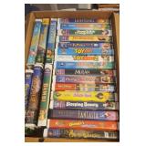 Box Of Disney VHS Tapes