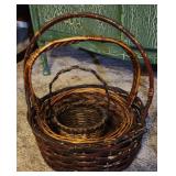 (3) Handled Baskets