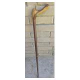 (2) Piece Wooden Cane 35 in*