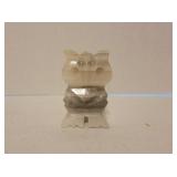 3in Stone Owl Paperweight