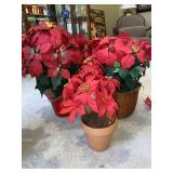 (3) Artificial Poinsettia