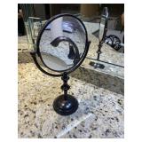 15 in. Vanity Mirror and Toothbrush Holder