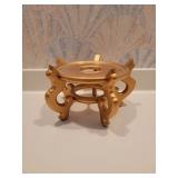 9x6in Golden Plant Stand