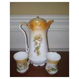 Germany Tall Tea Pot W/ Cups