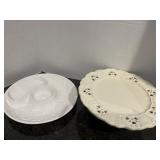 Cake Plate / Chip Dip Plate