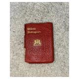 William Shakespeare Miniature Book " The Tempest"