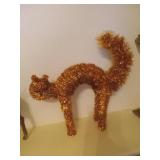 Halloween Cat Decor 17in x11in