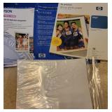 Assorted Brand 8.5x11 Photo Paper