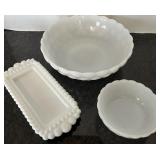 Butter Plate, Sm & Lg Bowl