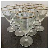 (11) Cordial Glasses