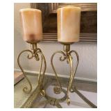 (2) 9 in. Candle Holders