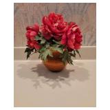 Clay Pot w/ Faux Flowers