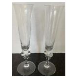 (2) Champagne Flutes