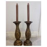 (2) 14 in. Candlestick Holders