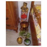 Gold Metal Vases Assorted Sizes & Gift Boxes