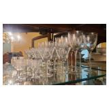 Etched Glass Stemware
