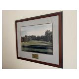 Bay Oaks Country Club Framed Photo- 29 in. W x 2