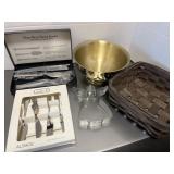 (2) Service, Angel Cookie Cutter, Basket , Bowl