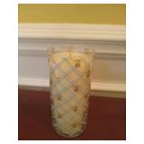 Large 8 in Glass Bee Candle