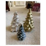 (3) Christmas Tree Decor.