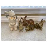 (5) Bunny Figurine