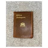 William Shakespeare Miniature Book " King Henry