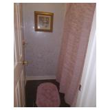 Shower Curtin,Carpet & Frame