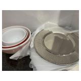 (3) Bowl Set + (6) Chargers