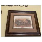 Denis Murphy Framed Print of Lioness with Prey