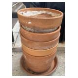 Plant Pots (5) 6.5 in Pots